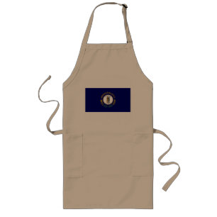 Kentucky: Bluegrass Commonwealth US State Flag Long Apron