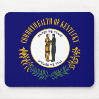 Kentucky: Bluegrass Commonwealth US State Flag Mouse Pad