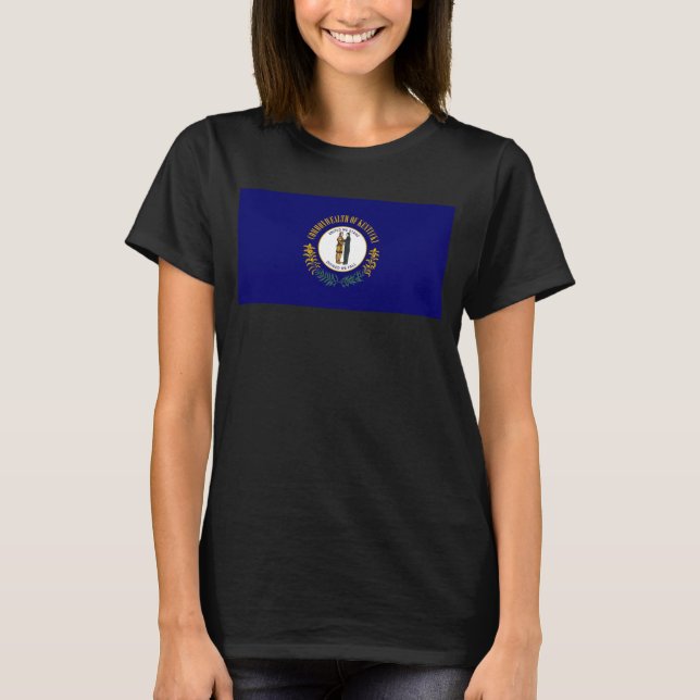 Kentucky: Bluegrass Commonwealth US State Flag T-Shirt (Front)