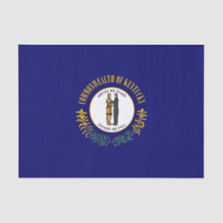 Kentucky: Bluegrass Commonwealth US State Flag Tissue Paper