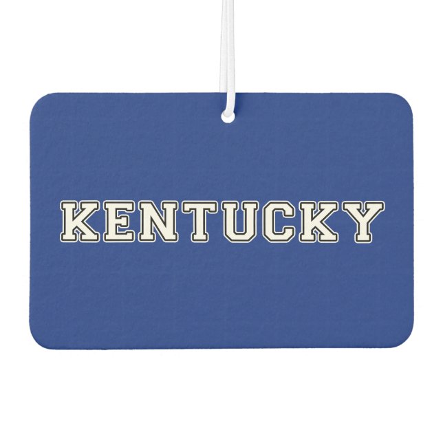 Kentucky Car Air Freshener (Front)