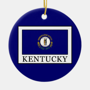 Kentucky Ceramic Ornament
