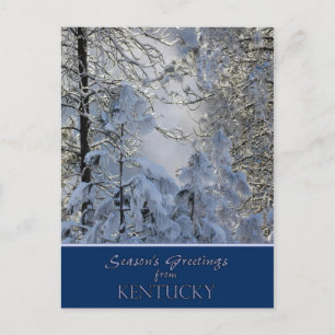 Kentucky Christmas Card /state specific post cards