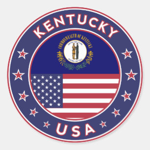 Kentucky Classic Round Sticker