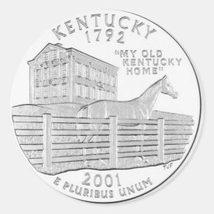 Kentucky Classic Round Sticker