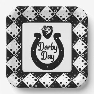 Kentucky Derby Party Paper Plate
