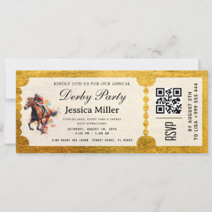 Kentucky Derby VIP Ticket Invitation
