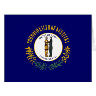 Kentucky : Drapeau d'État américain du Commonwealt