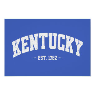 Kentucky EST 1792 Poster