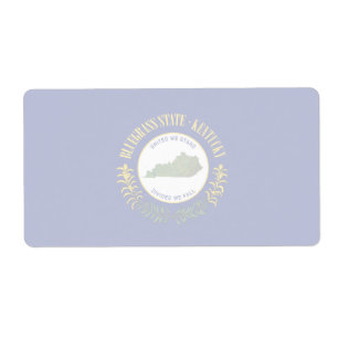 Kentucky Faint Banner Étiquette d'expédition