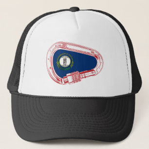 Kentucky Flag Climbing Carabiner Trucker Hat