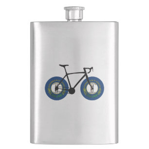 Kentucky Flag Cycling Hip Flask
