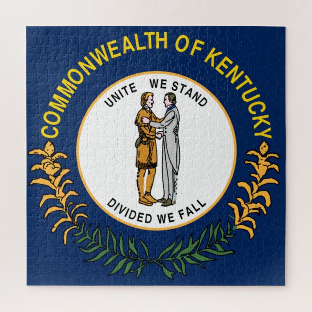 Kentucky flag jigsaw puzzle (Vertical)