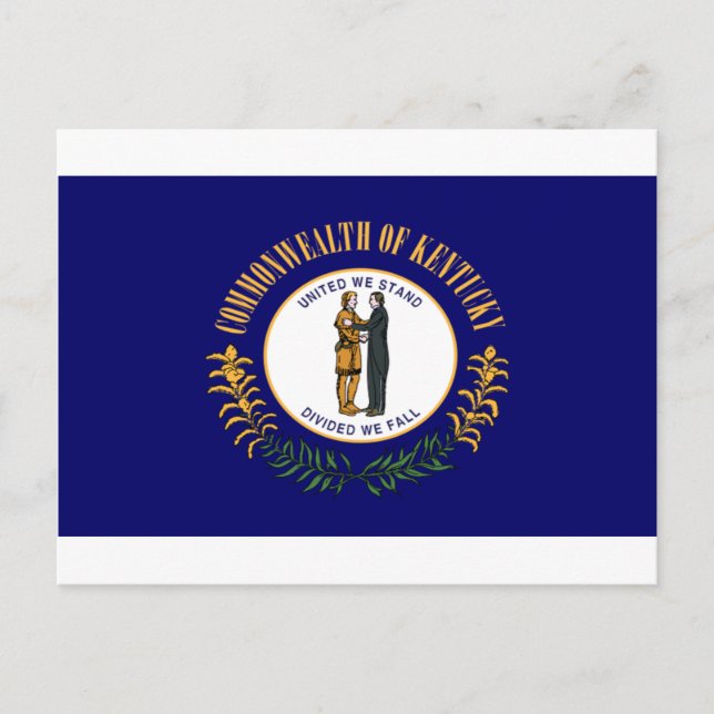 Kentucky Flag Postcard (Front)