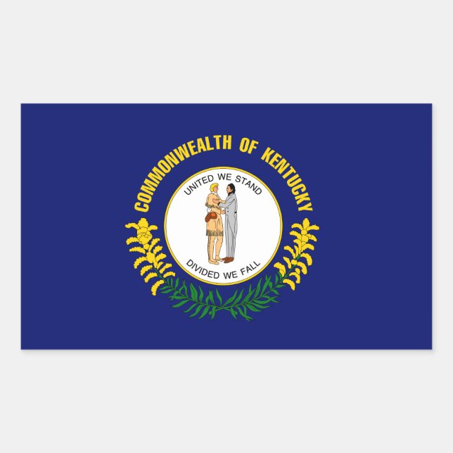 Kentucky Flag Sticker (Front)