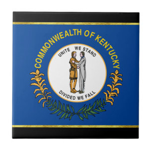 Kentucky flag tile