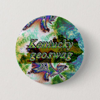 Kentucky Geoswag Swags Geocaching Gifts Treasure 2 Inch Round Button