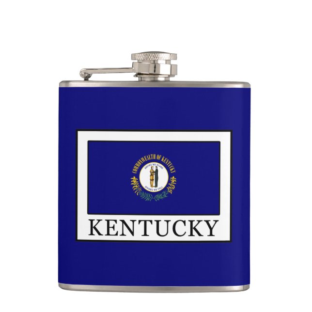 Kentucky Hip Flask (Front)