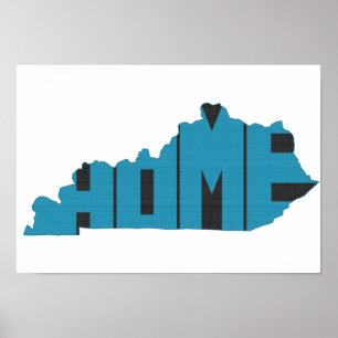 Kentucky Home State Poster