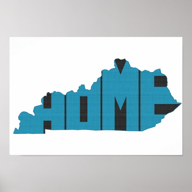 Kentucky Home State Poster (Front)