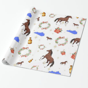 Kentucky Horse Christmas Wrapping Paper