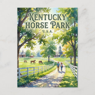 Kentucky Horse Park USA Postcard