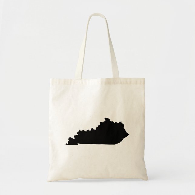 Kentucky in Black and White Tote Bag (Front)