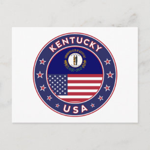 Kentucky, Kentucky phone case, Kentucky sticker, Postcard