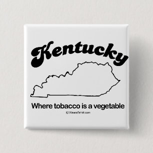 KENTUCKY - "KENTUCKY STATE MOTTO" T-shirts and Gea 2 Inch Square Button