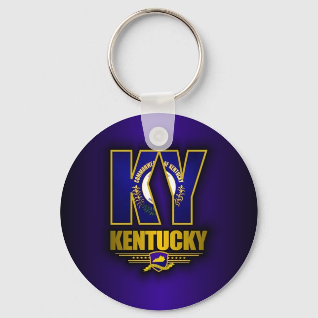 Kentucky (KY) Keychain (Front)