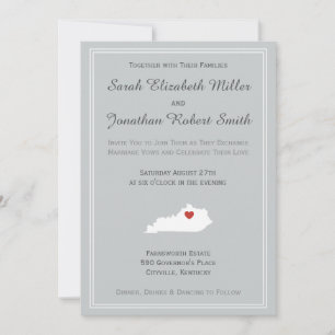 Kentucky Love - Customizable Wedding Invitation