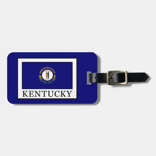 Kentucky Luggage Tag (Front Horizontal)