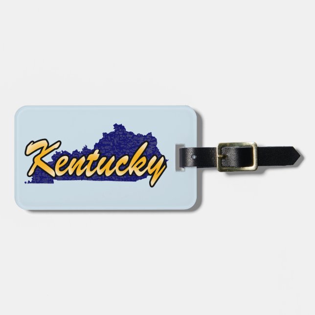 Kentucky Luggage Tag (Front Horizontal)