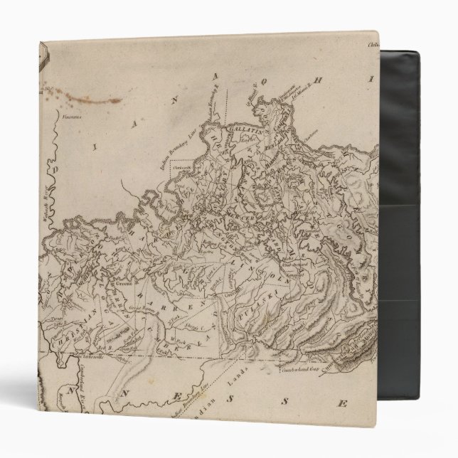 Kentucky Map by Arrowsmith Binder (Front/Inside)