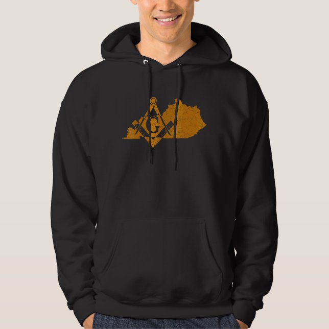 Kentucky Masons Grand Lodge F&am Freemason Father' Hoodie (Front)