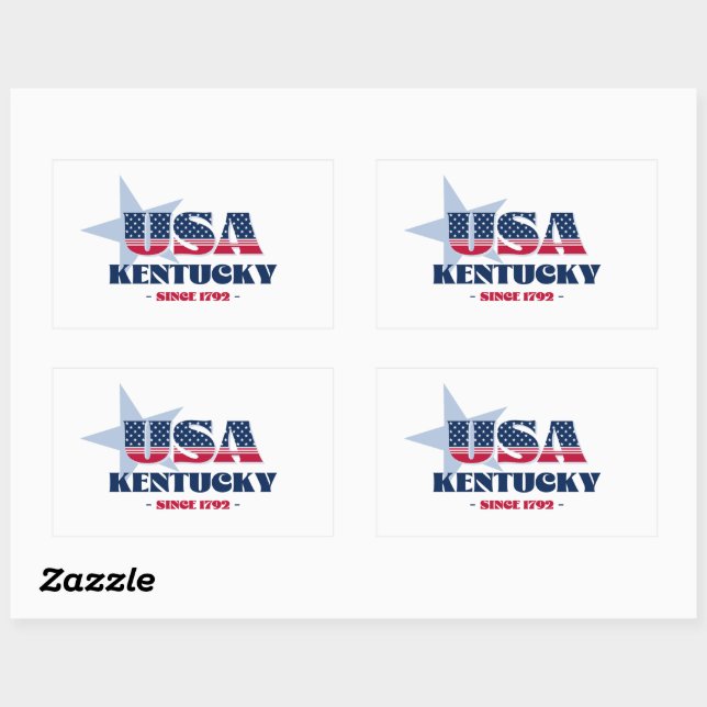 Kentucky My Home State Sticker (Sheet)