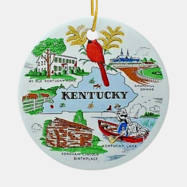 Kentucky  Ornament (Front)