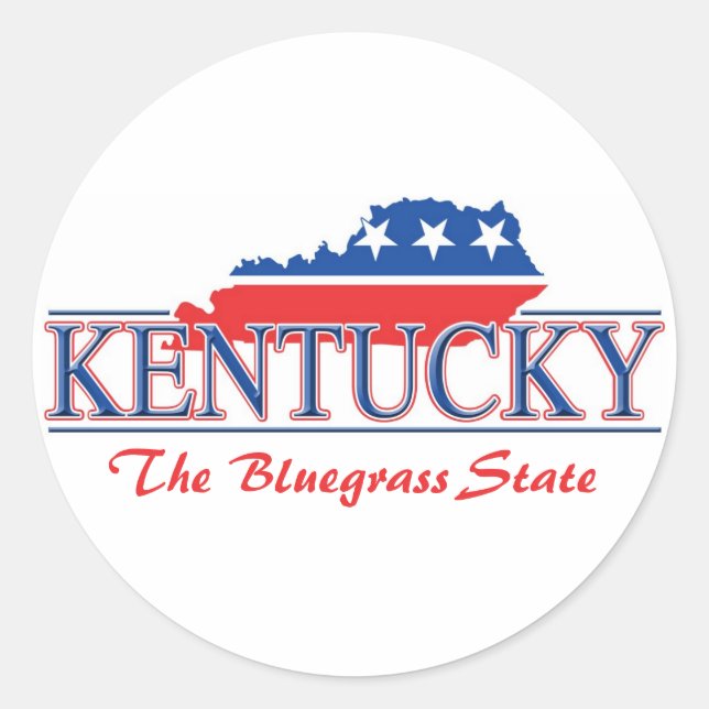 Kentucky Patriotic Stickers (Front)