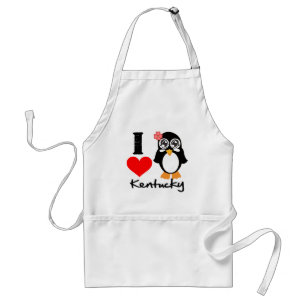 Kentucky Penguin - I Love Kentucky Standard Apron