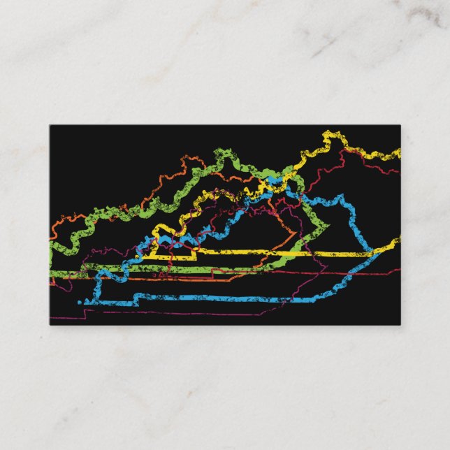 kentucky pride blur business card (Front)