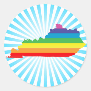 kentucky pride. classic round sticker