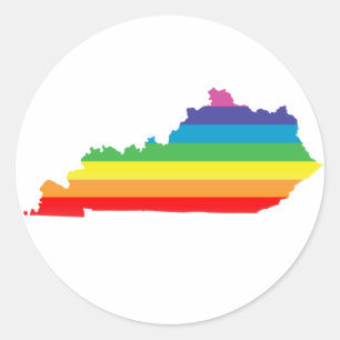 kentucky pride. classic round sticker
