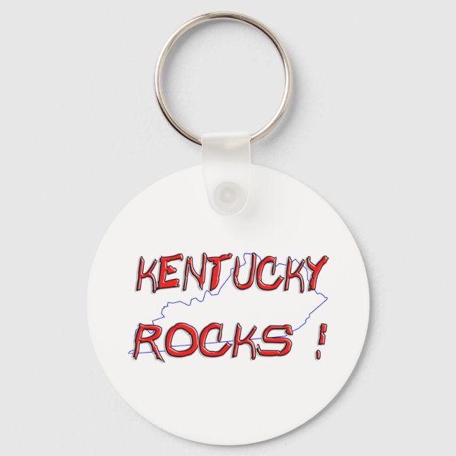 Kentucky ROCKS Keychain (Front)