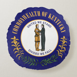 Kentucky Round Pillow