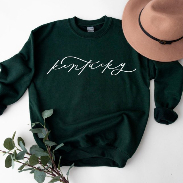 Kentucky Script State Femme Sweatshirt (Créateur téléchargé)