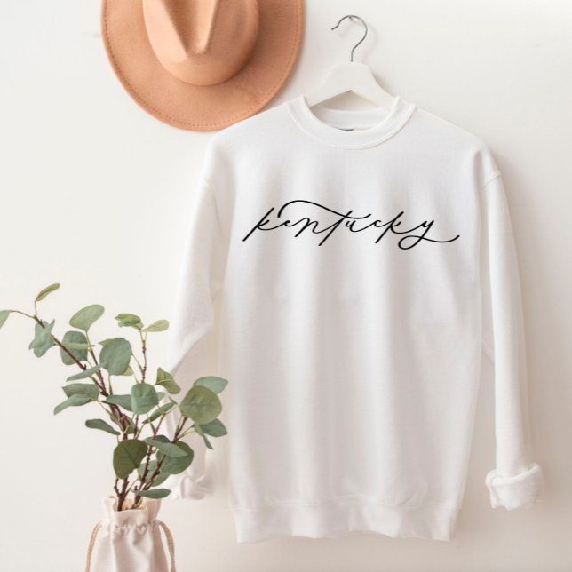 Kentucky Script State Femme Sweatshirt (Créateur téléchargé)