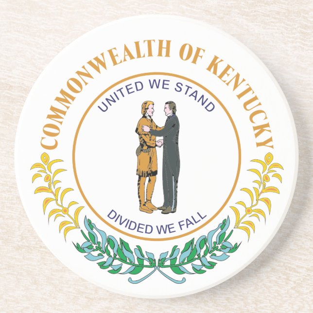 Kentucky sign coaster (Front)
