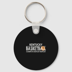 Kentucky Sketll - Compete Defeat Repeat Keychain