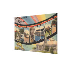 Kentucky (State Capital/Flower) Gallery Wrapped Canvas
