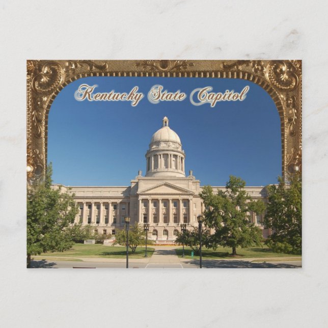 Kentucky State Capitol Building, Franfort, KY Postcard (Front)
